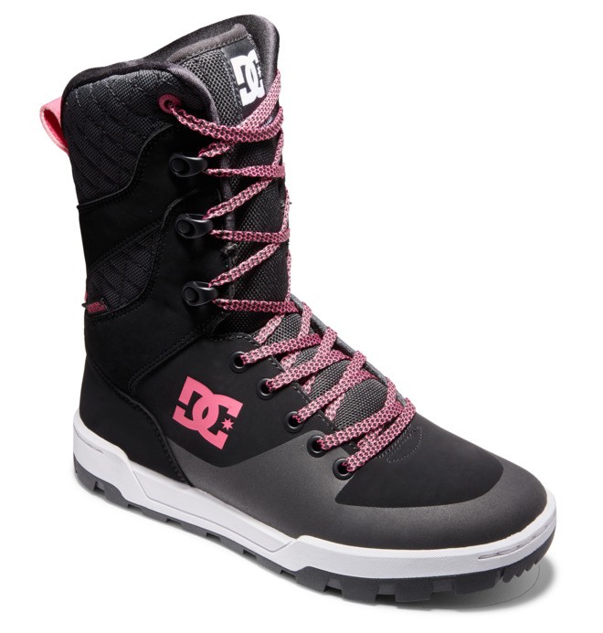 Nadene High Leg Leather Lace-up Boots for Women  ADJB700004