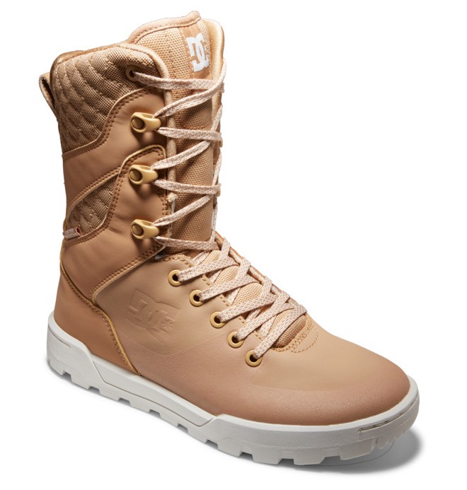 Nadene High Leg Leather Lace-up Boots for Women  ADJB700004