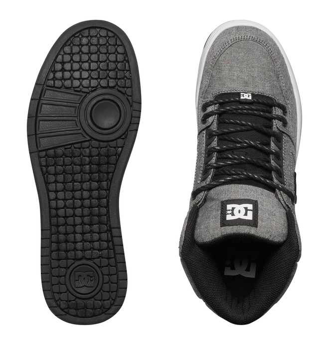 all black high top tennis shoes