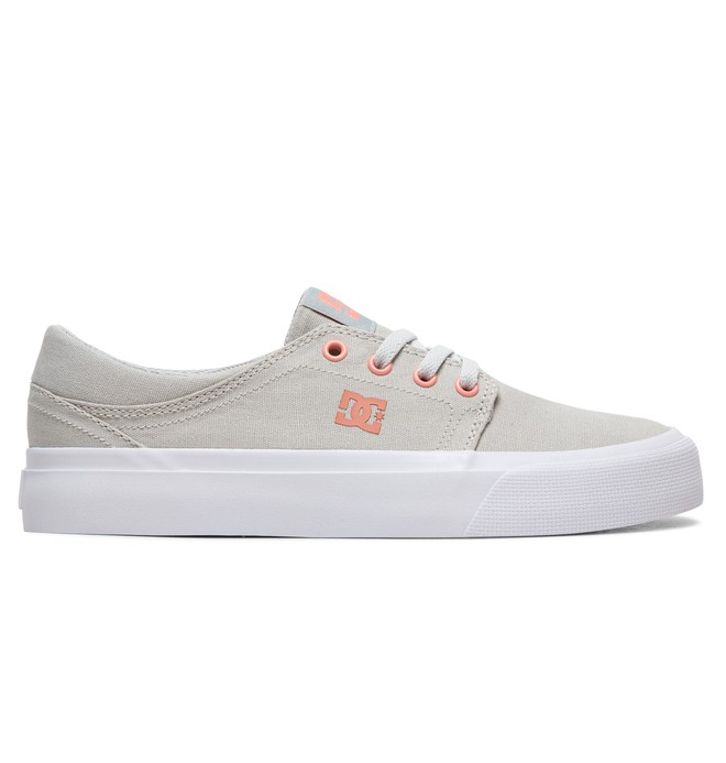 dcshoes, Women's Trase TX Shoes, GREY/ WHITE (gwh) 0 Women's Trase TX Shoes ADJS300078 DC Shoes