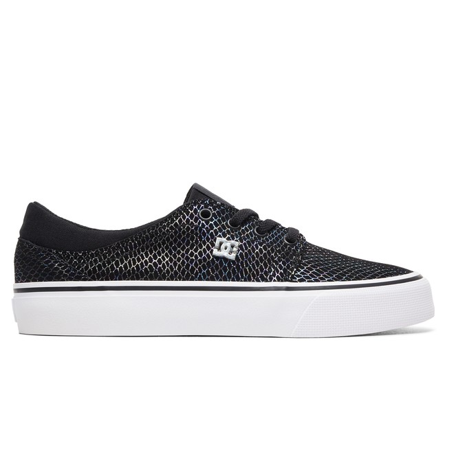 dcshoes, Women's Trase SE Shoes, BLACK/SILVER/BLACK (0sb) 0 Women's Trase SE Shoes Grey ADJS300144 DC Shoes
