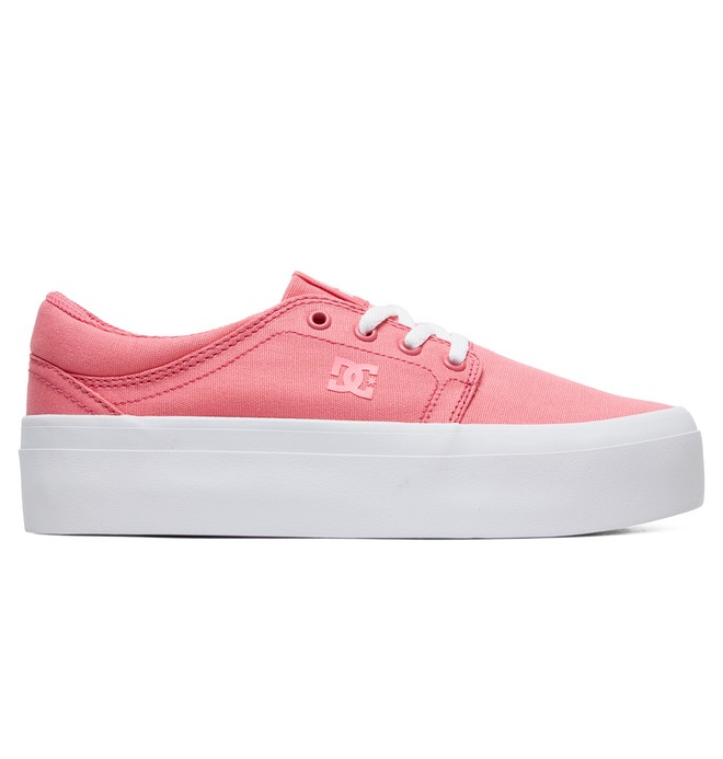 dcshoes, Women's Trase Platform TX Flatform Shoes, HOT PINK (hpn) 0 Women's Trase Platform TX Flatform Shoes Pink ADJS300184 DC Shoes