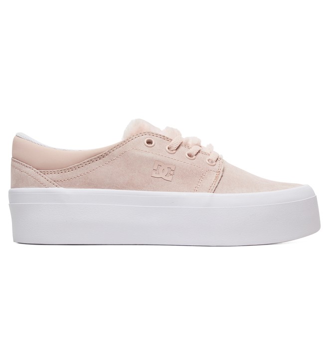 dcshoes, Women's Trase Platform SE Shoes, PEACHIE PEACH (pec) 0 Women's Trase Platform SE Shoes Orange ADJS300187 DC Shoes