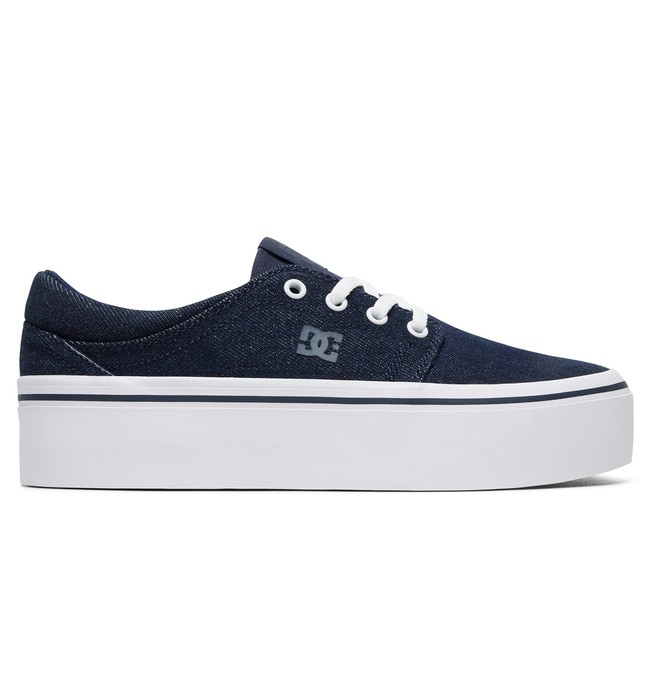 dcshoes, Trase Platform TX SE - Zapatillas para Mujer, DENIM (dnm) 0 Trase Platform TX SE - Zapatillas para Mujer Verde ADJS300196 DC Shoes