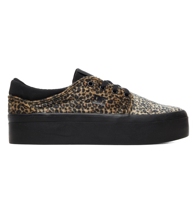 dcshoes, Trase Platform TX SE - Zapatillas para Mujer, LEOPARD PRINT (lep) 0 Trase Platform TX SE - Zapatillas para Mujer Naranja ADJS300196 DC Shoes