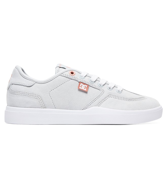 dcshoes, Women's Vestrey LE Leather Shoes, GREY/GREY/WHITE (xssw) 0 Women's Vestrey LE Leather Shoes Grey ADJS300224 DC Shoes