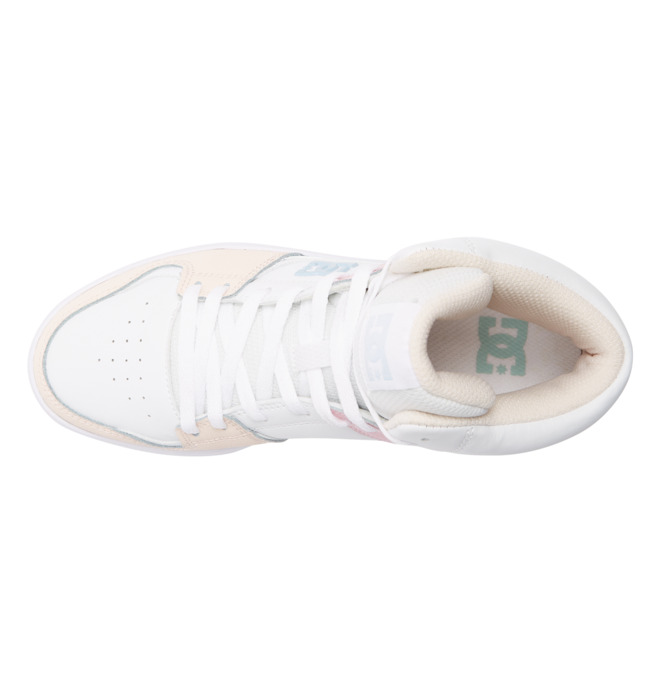DC Cure - High-Top Leather Skate Shoes for Women  ADJS700096