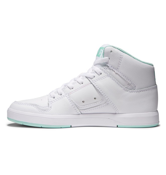 DC Cure - High-Top Leather Skate Shoes for Women  ADJS700096