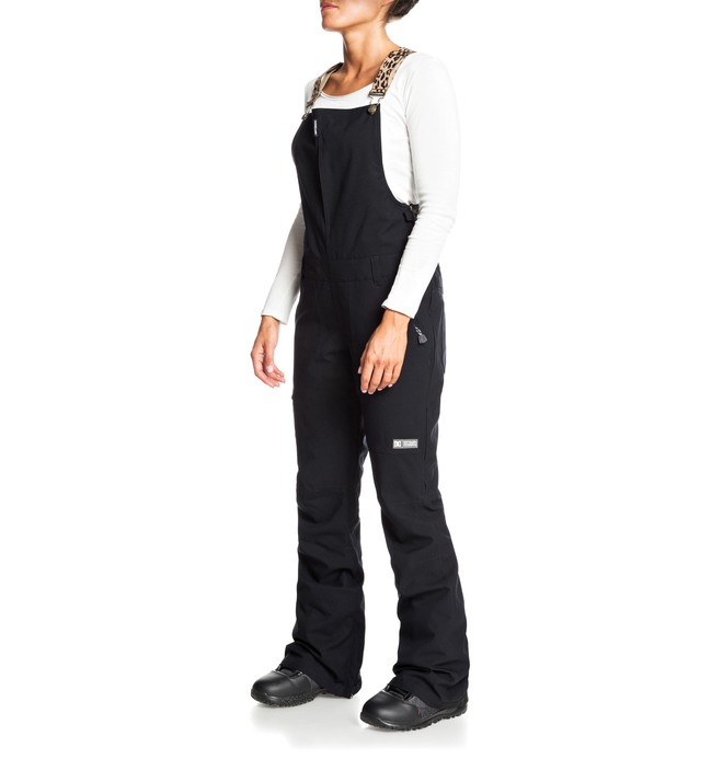 dc collective bib womens snow pant