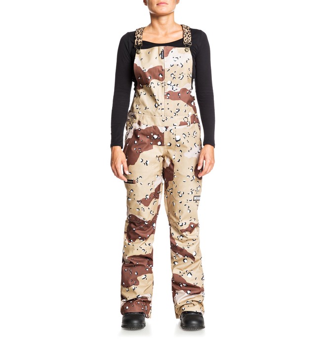 dc collective bib womens snow pant