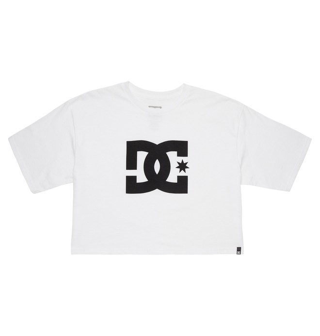 dcshoes, Star Cropped Tee, WHITE (wbb0) 0 Star Cropped Tee ADJZT03010 DC Shoes