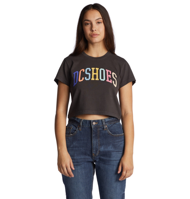 Back 2 School - Cropped Baby T-Shirt for Women  ADJZT03051