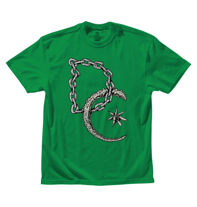 dcshoes, Kid's Locked Up Tee, KELLY GREEN (kgr) 0 Kid's Locked Up Tee ADKZT00096 DC Shoes