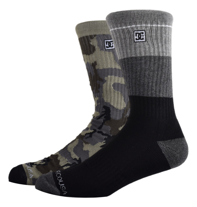 DC Seasonal 2 Pack - Crew Socks for Men  ADYAA03141