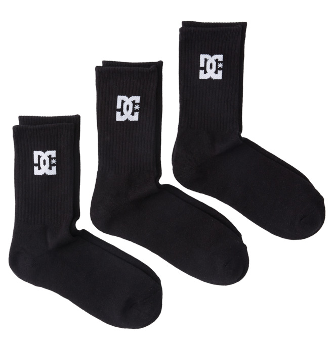 DC Shoes - Crew Socks [3 Pack] for Men  ADYAA03153