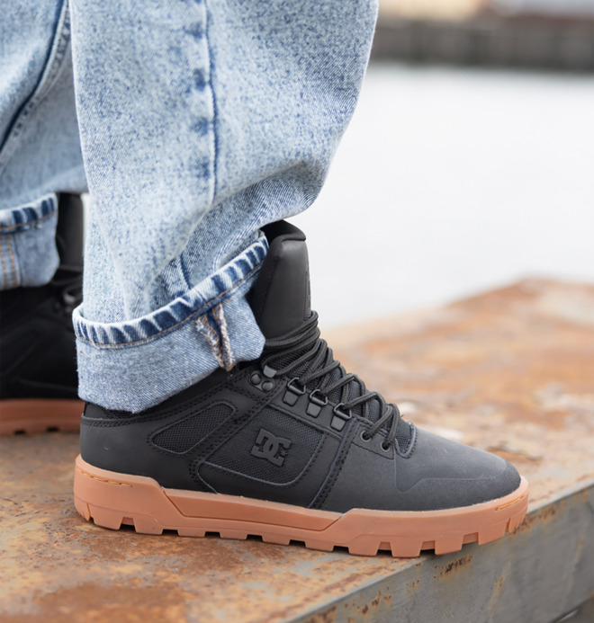 Pure Hi 2022 - Water Resistant High Top Leather Boots for Men  ADYB100018