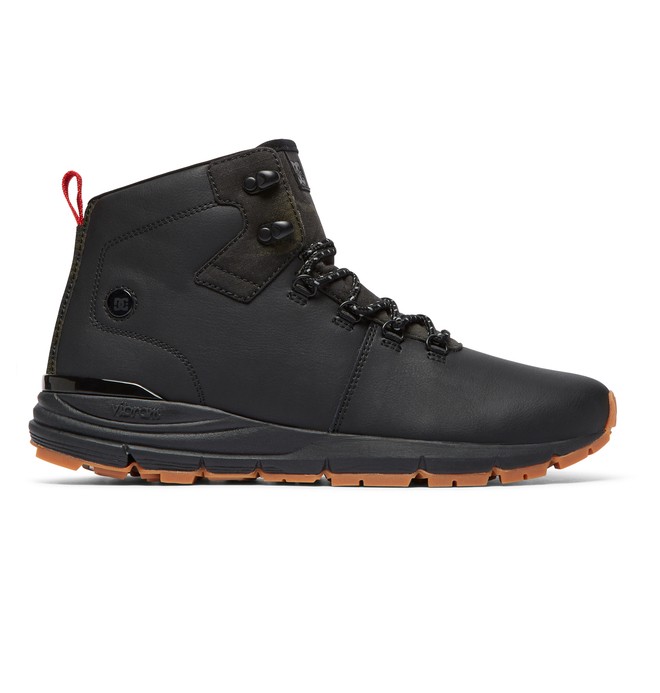 dcshoes, Muirland Lace-Up Leather Boots, BLACK CAMO (blo) 0 Muirland Lace-Up Leather Boots Black ADYB700021 DC Shoes