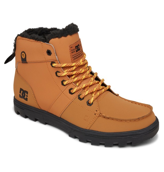Woodland Leather Lace-up Winter Boots for Men  ADYB700033