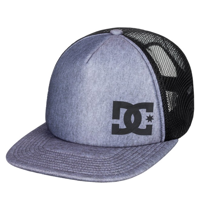 dcshoes, Greeters Trucker Hat, CHARCOAL HEATHER (kteh) 0 Greeters Trucker Hat Black ADYHA03638 DC Shoes