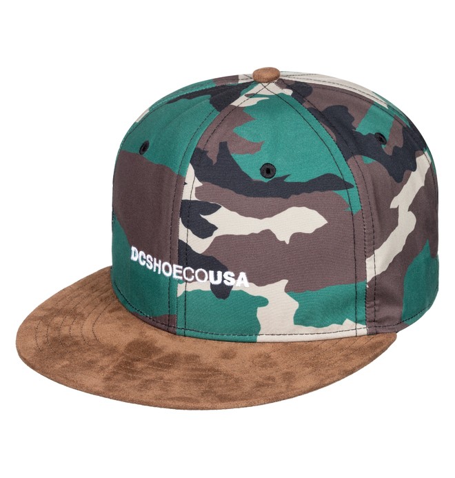 dcshoes, Flop Dropper Snapback Hat, CAMO (gra0) 0 Flop Dropper Snapback Hat Green ADYHA03726 DC Shoes