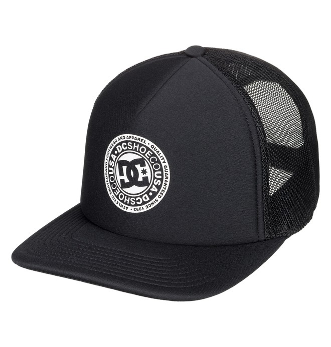 dcshoes, Vested Up Trucker Hat, BLACK (kvj0) 0 Vested Up Trucker Hat Black ADYHA03763 DC Shoes