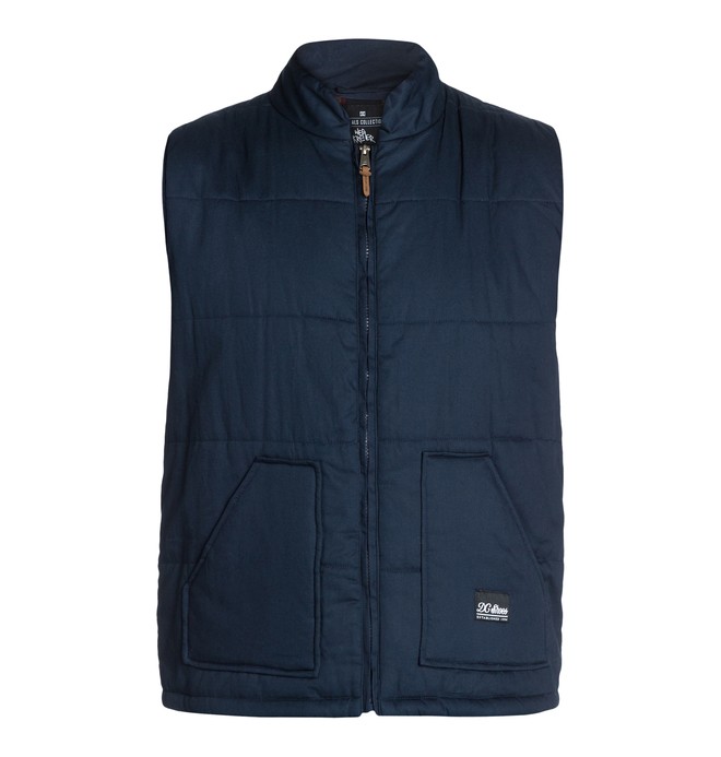 dcshoes, Men's Wes Puffs Vest, BLACK IRIS (btk0) 0 Men's Wes Puffs Vest ADYJK03004 DC Shoes