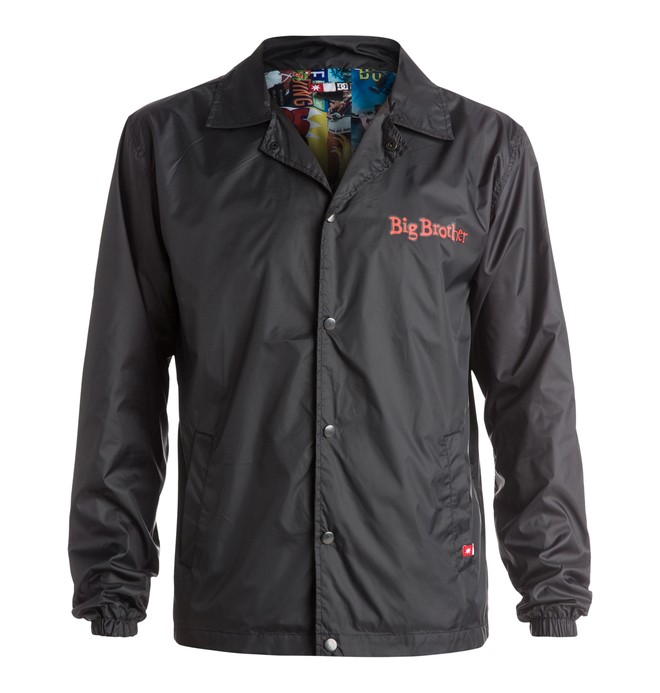 dcshoes, Men's BB Coach Windbreaker, BLACK (kvj0) 0 Men's BB Coach Windbreaker ADYJK03028 DC Shoes