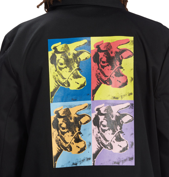 Andy Warhol Cow Series 2022 - Jacket for Men ADYJK03150