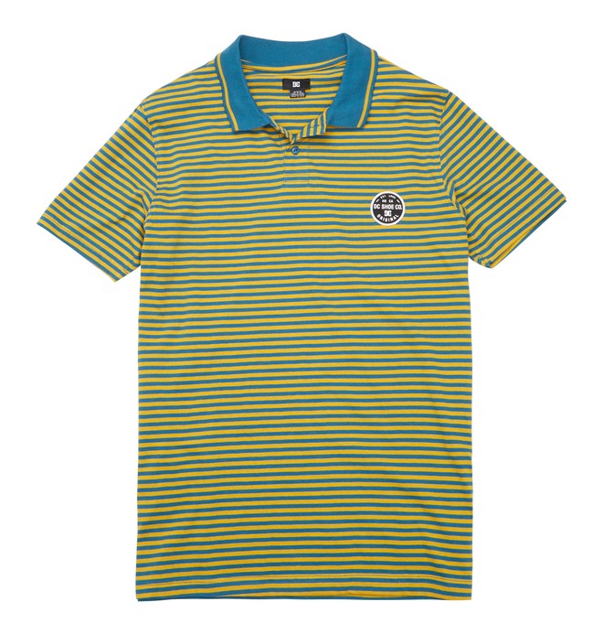 dcshoes, STEEL POLO, DEEP BLUE STRIPE (bsg3) 0 STEEL POLO ADYKT00188 DC Shoes
