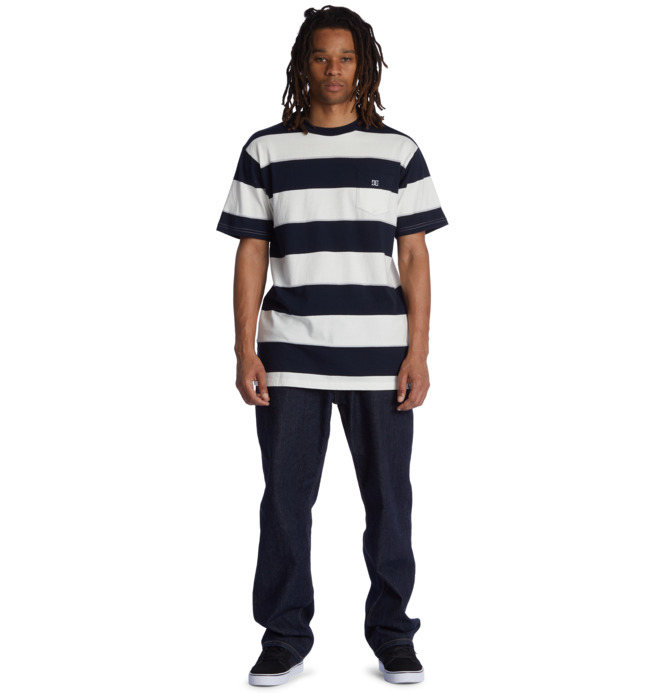 Crate Stripe - Short Sleeve Pocket T-Shirt for Men  ADYKT03211