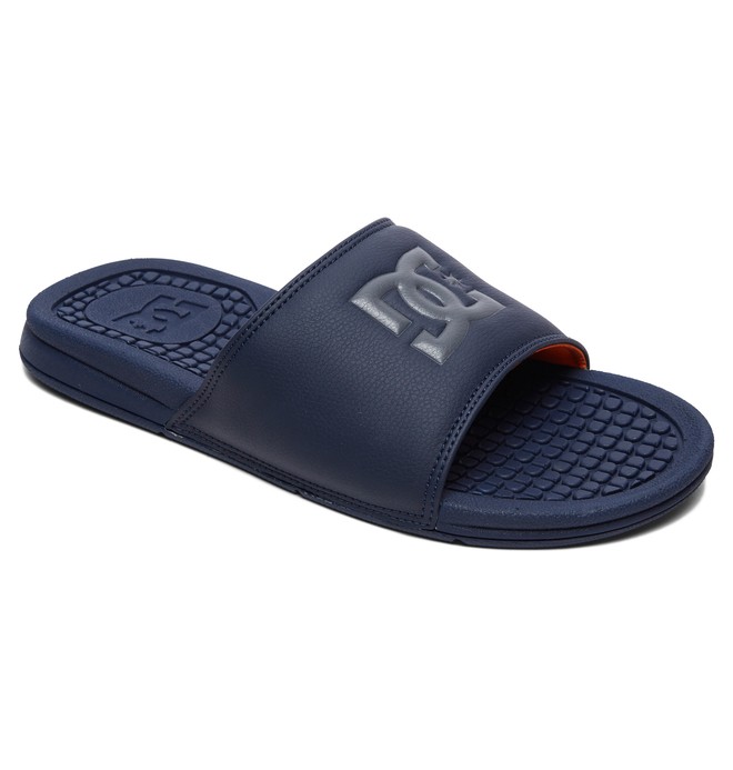dcshoes, Bolsa Slider Sandals, NAVY/GREY (ngy) 0 Bolsa Slider Sandals Blue ADYL100026 DC Shoes