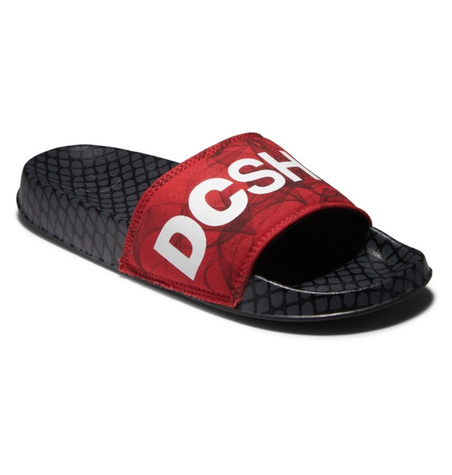 DC SE - Leather Slides Sandals for Men  ADYL100044