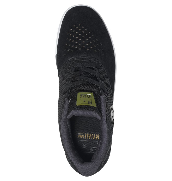 dc shoes black and gold