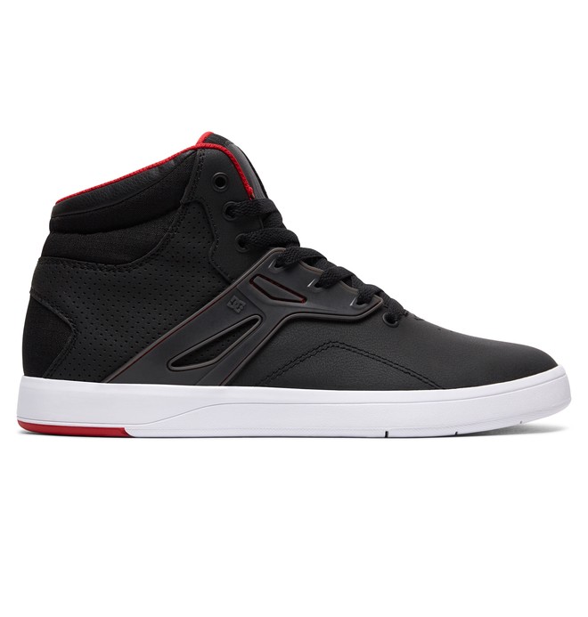dcshoes, Frequency High-Top Shoes, BLACK/RED (blr) 0 Frequency High-Top Shoes Black ADYS100410 DC Shoes