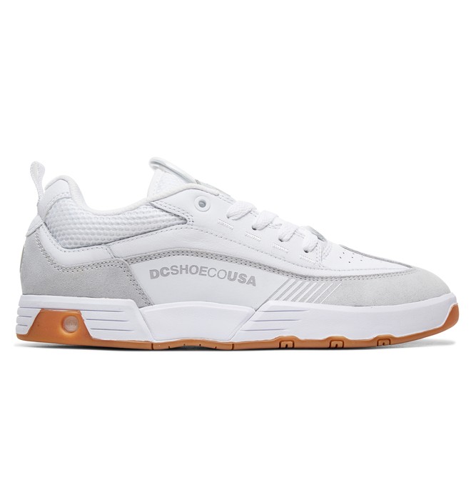 dcshoes, Legacy 98 Slim SE - Baskets pour Homme, WHITE/GUM (wg5) 0 Legacy 98 Slim SE - Baskets pour Homme Blanc ADYS100447 DC Shoes