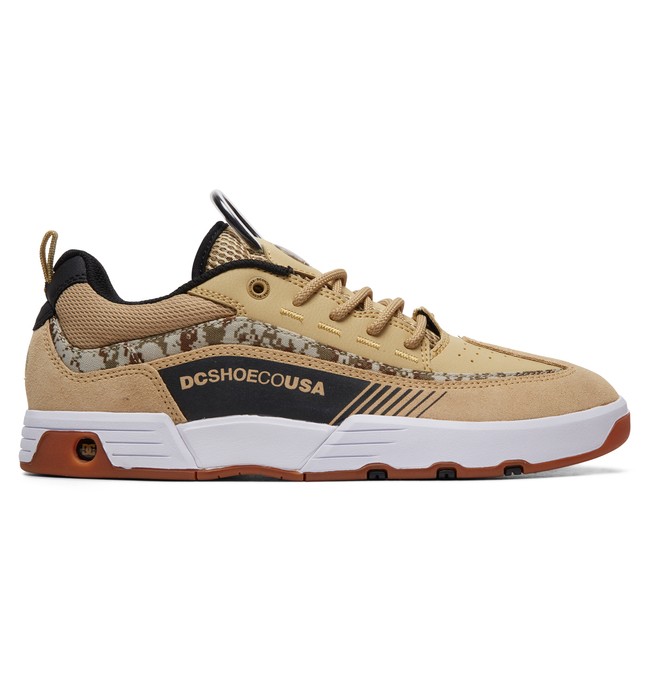 dcshoes, Legacy 98 Slim S Skate Shoes, TAN CAMO (tco) 0 Legacy 98 Slim S Skate Shoes Beige ADYS100480 DC Shoes