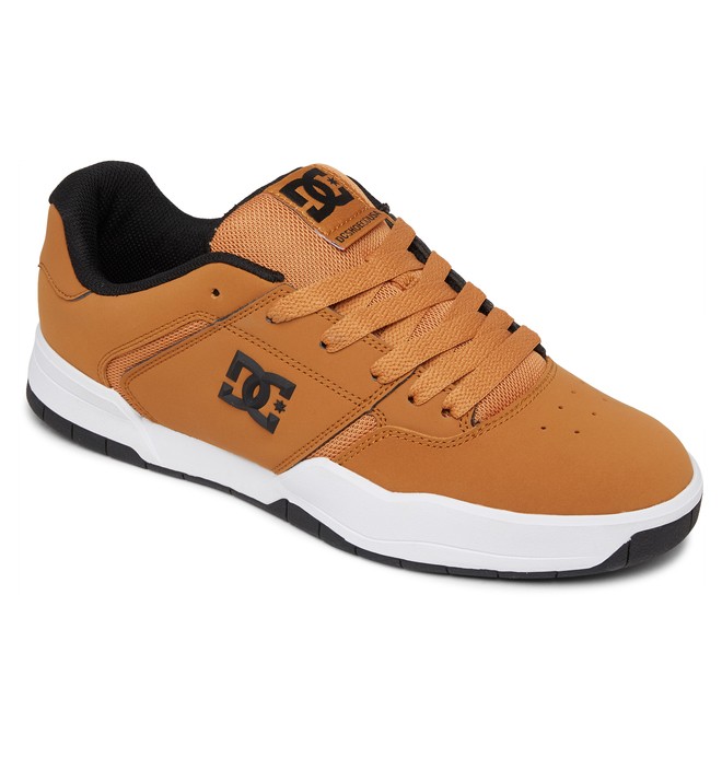 white leather dc shoes