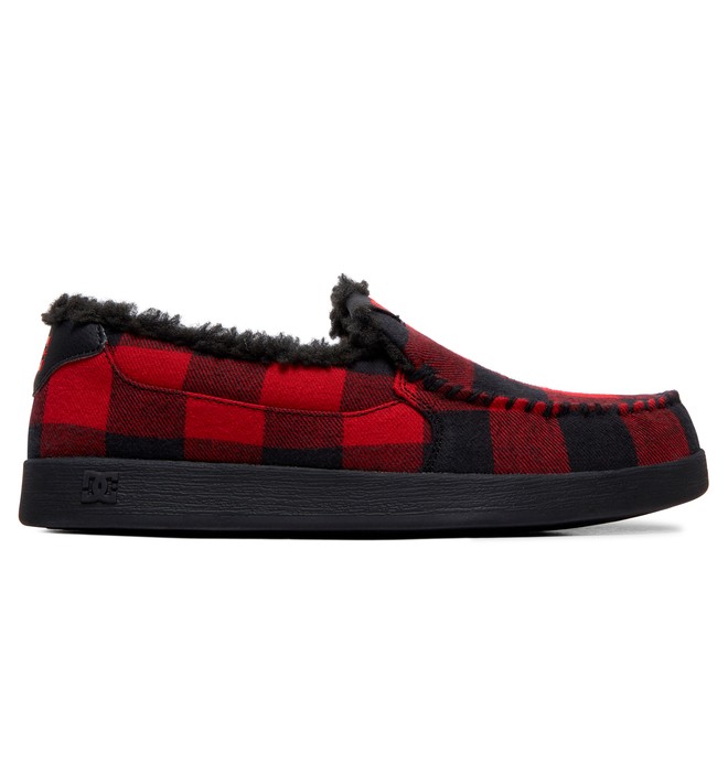 dcshoes, Villain WNT Winterized Slip-On Shoes, BLACK BUFFALO PLAID (0bf) 0 Villain WNT Winterized Slip-On Shoes Black ADYS100579 DC Shoes