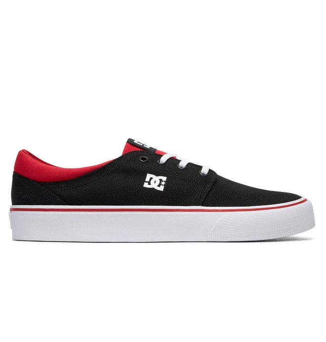 dcshoes, Trase TX Shoes, BLACK/ATHLETIC RED/BLACK (kak) 0 Trase TX Shoes Black ADYS300126 DC Shoes