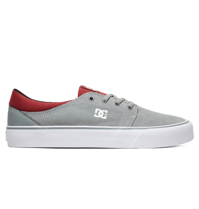 dcshoes, Trase SD Shoes, GREY/DARK RED (gre) 0 Trase SD Shoes Grey ADYS300172 DC Shoes