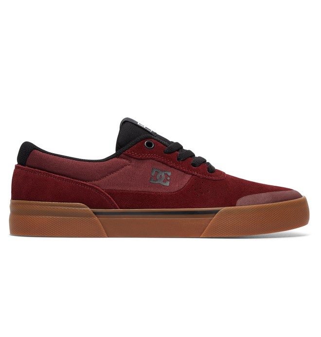 dcshoes, Switch Plus S - Skate Shoes for Men, MAROON (mar) 0 Switch Plus S - Skate Shoes for Men Red ADYS300399 DC Shoes