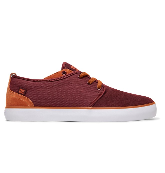 dcshoes, Studio 2 - Baskets pour Homme, BURGUNDY/TAN (bt3) 0 Studio 2 - Baskets pour Homme Rouge ADYS300406 DC Shoes