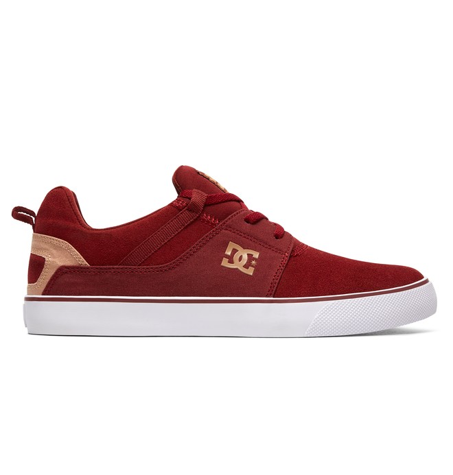 dcshoes, Heathrow Vulc Shoes, BURGUNDY/TAN (bt3) 0 Heathrow Vulc Shoes Red ADYS300443 DC Shoes