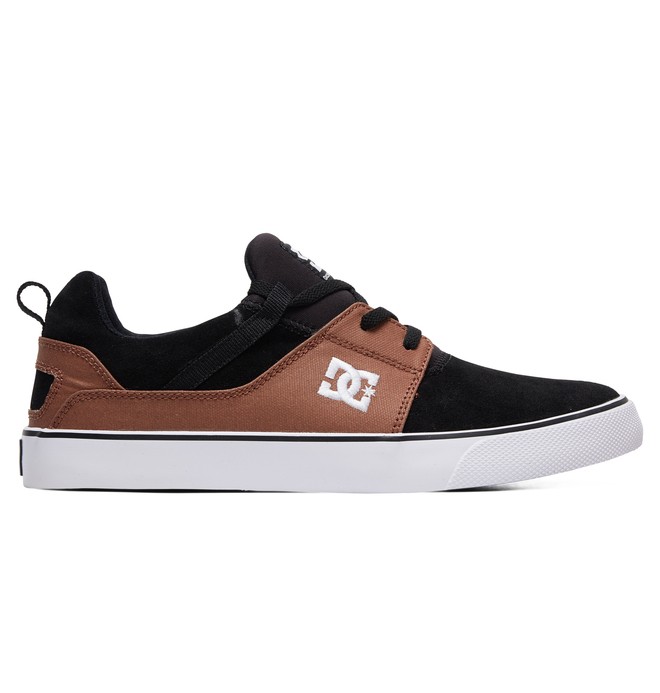 dcshoes, Heathrow Vulc Shoes, BLACK/BROWN/BLACK (xkck) 0 Heathrow Vulc Shoes Multicolor ADYS300443 DC Shoes