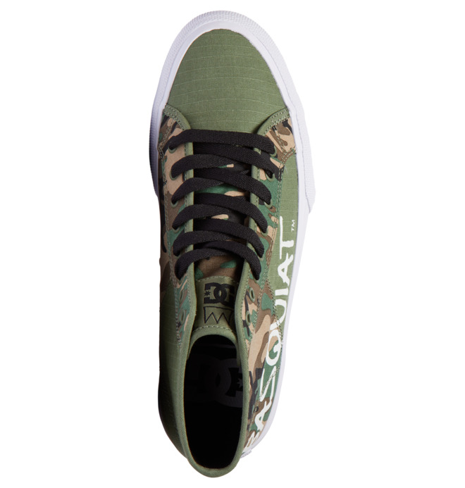Basquiat Manual High-Top Camo Shoes ADYS300687 | DC Shoes
