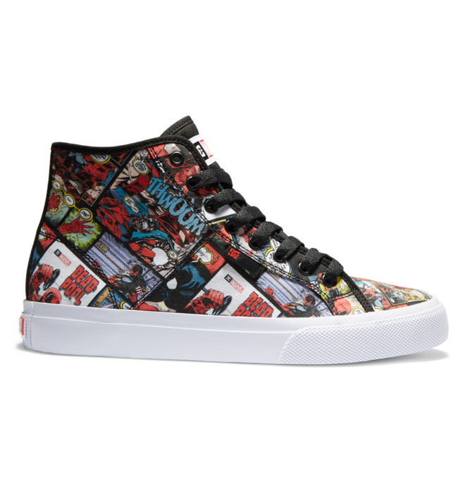 Marvel Deadpool x DC Manual Hi - High Top Shoes for Men  ADYS300748