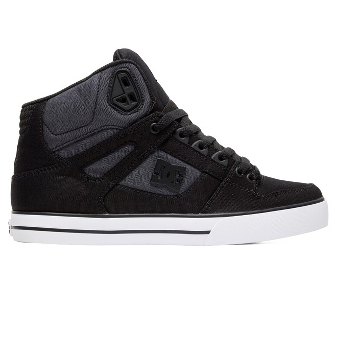 dcshoes, Pure WC TX SE - High-Top Shoes, BLACK DARK USED (bkz) 0 Pure WC TX SE - High-Top Shoes Black ADYS400046 DC Shoes