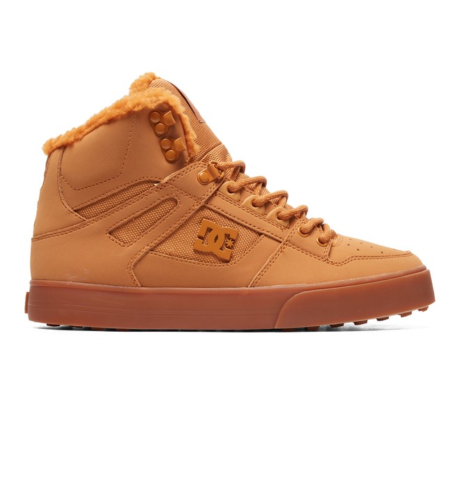 dcshoes, Pure WNT Winter High-Top Boots, WHEAT/WHITE (wew) 0 Pure WNT Winter High-Top Boots Brown ADYS400047 DC Shoes