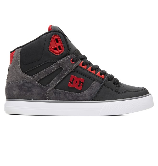 dcshoes, Pure Hi WC SE High-Top Shoes, BLACK/RED (blr) 0 Pure Hi WC SE High-Top Shoes Black ADYS400049 DC Shoes