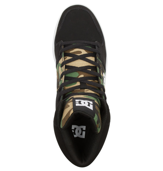 DC Cure - High-Top Leather Skate Shoes for Men  ADYS400072